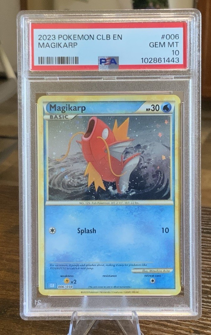 2023 Pokemon Clb-Trading Card Game Classic Blastoise & Suicune EX Deck Magikarp 006