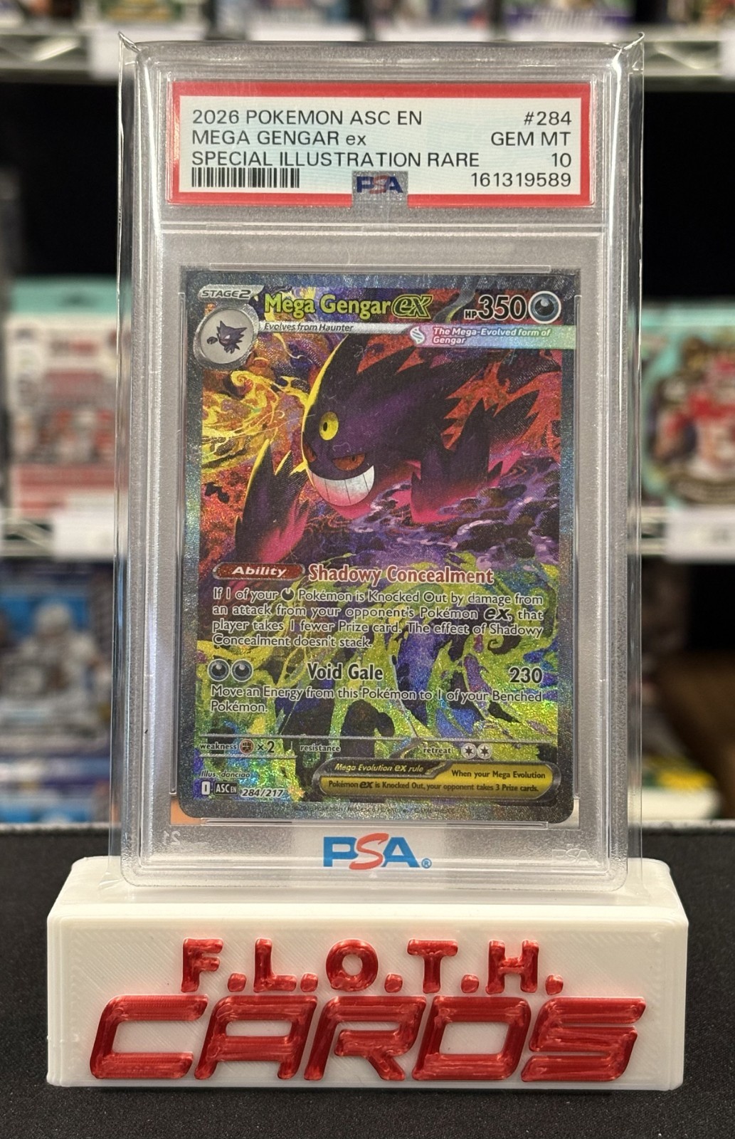 2026 Pokemon Asc EN-Ascended Heroes Mega Gengar EX Special Illustration Rare 284
