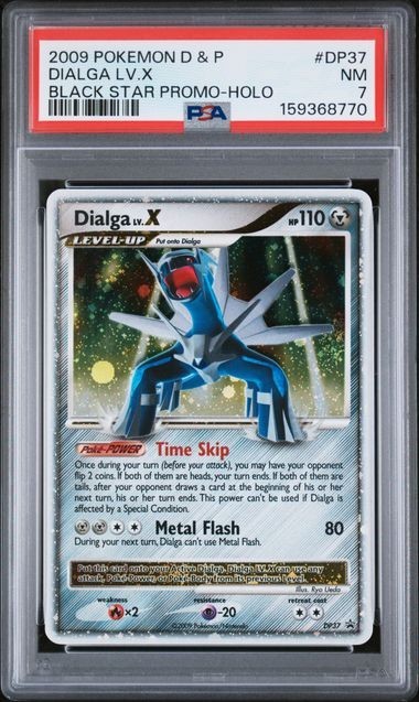 2009 Pokemon Diamond & Pearl Black Star Promo Dialga LV.X-Holo DP37