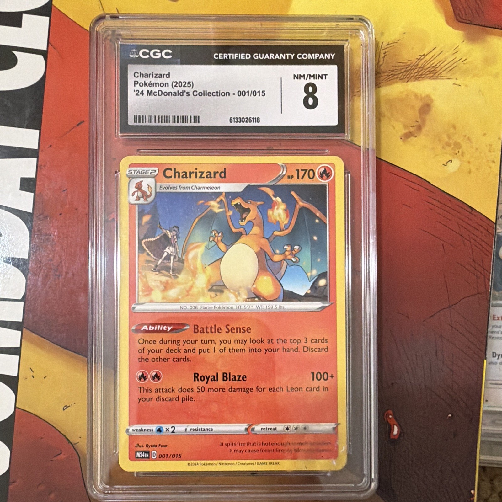 2025 McDonald's Collection - M24 EN - English Charizard  001/015