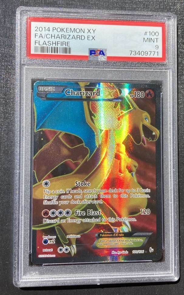 2014 Pokemon XY Flashfire Full Art/Charizard EX 100