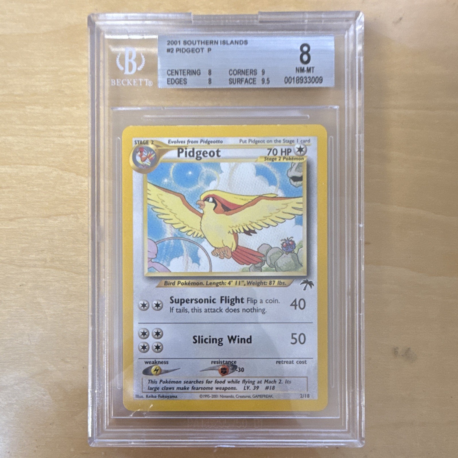 2001 Pokemon Southern Islands Pidgeot P 2