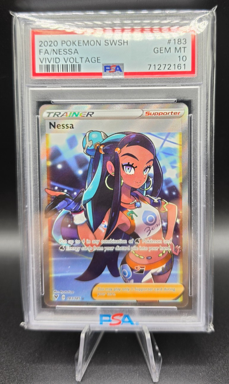 2020 Pokemon Sword & Shield Vivid Voltage Full Art/Nessa 183