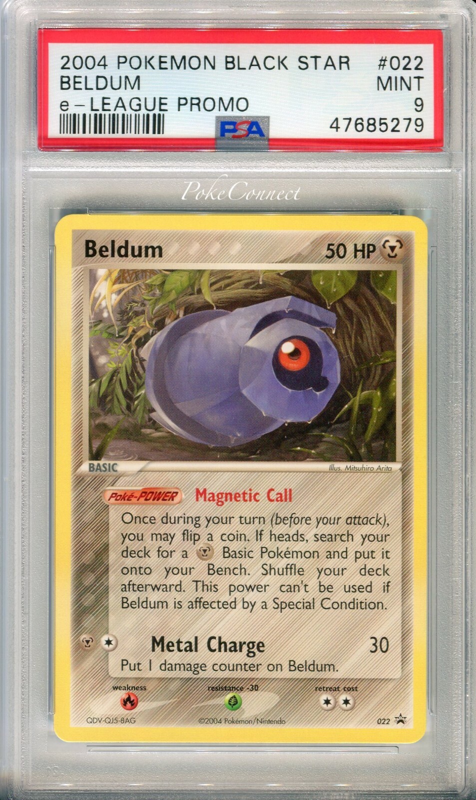 2004 Pokemon Black Star Promo Beldum E-League 022