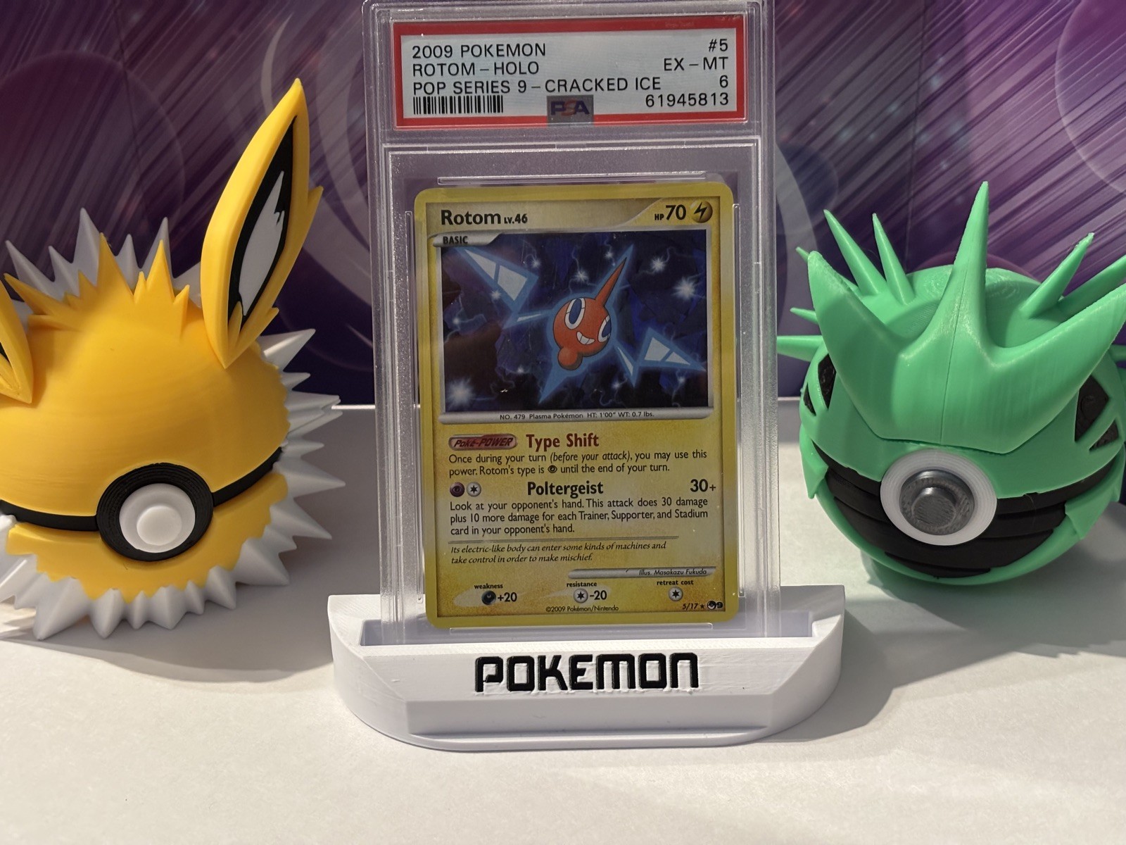 2009 Pokemon Pop Series 9 Rotom-Holo Cracked Ice 5