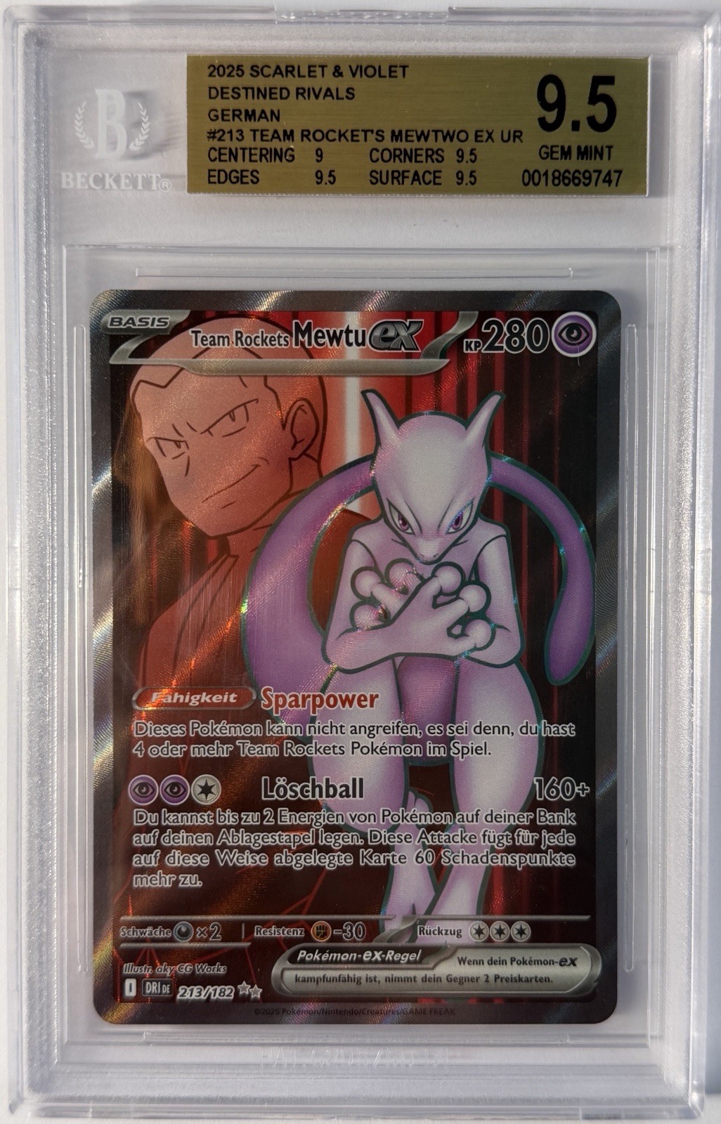2025 Pokemon TCG Scarlet & Violet Destined Rivals German  -