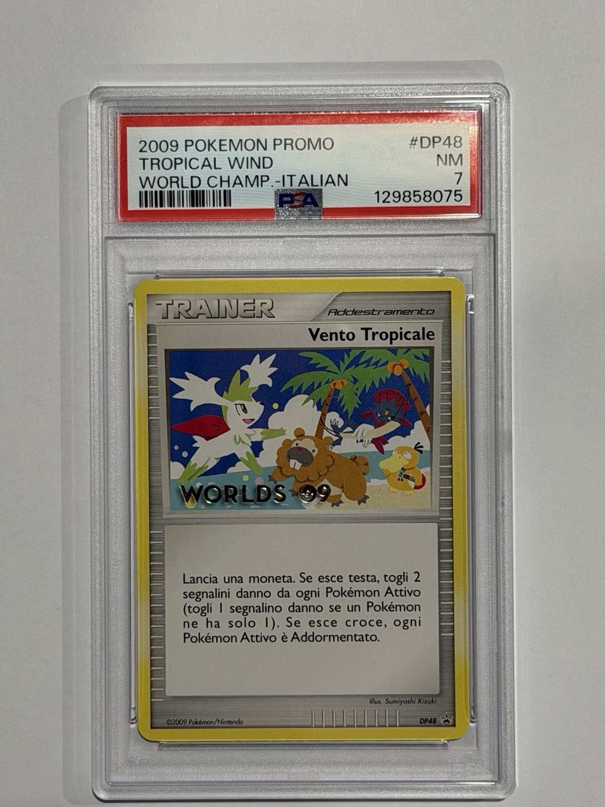 2009 Pokemon World Championships Promo Tropical Wind Italian DP48