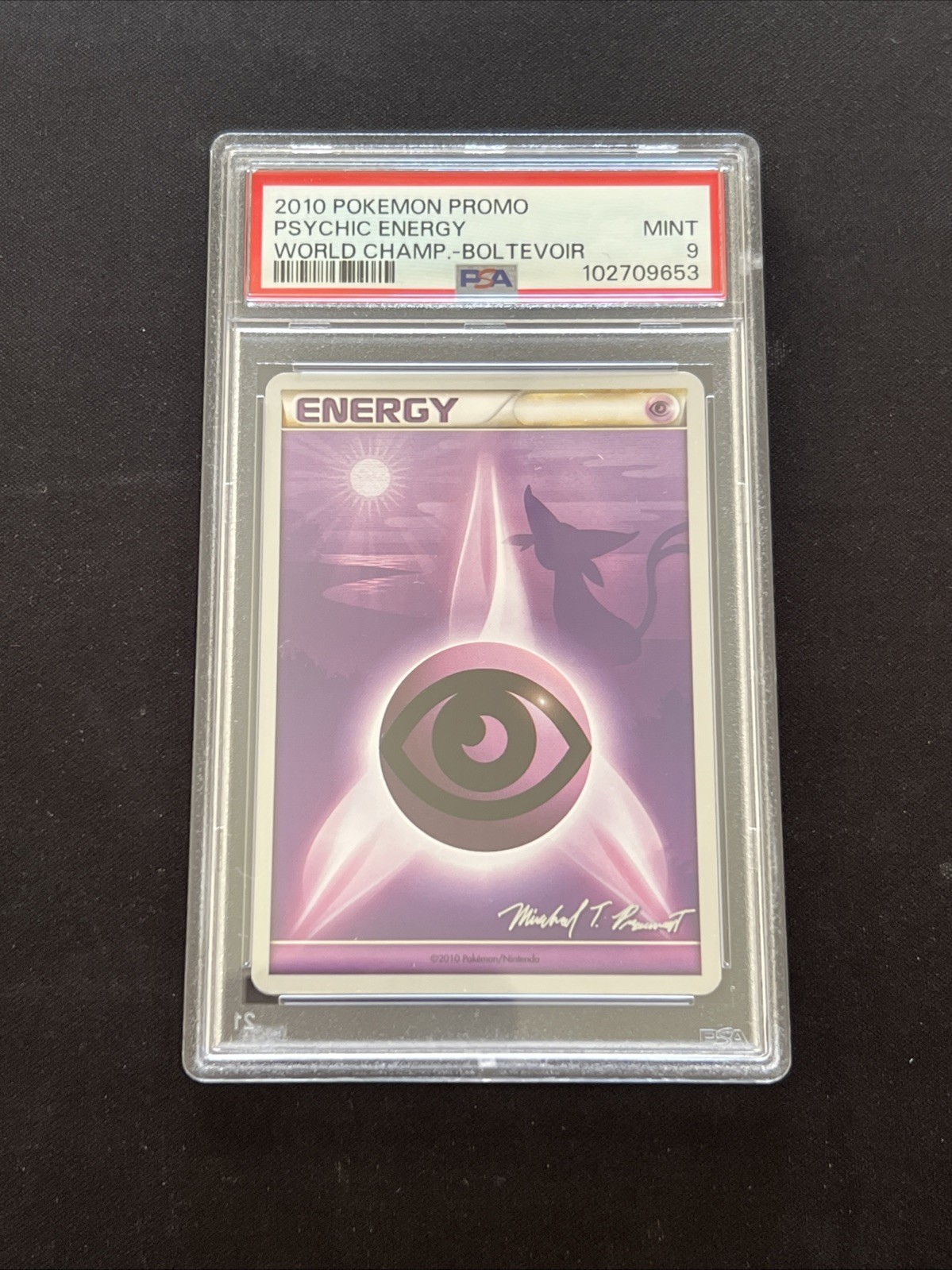 2010 Pokemon World Championships Promo Psychic Energy Boltevoir