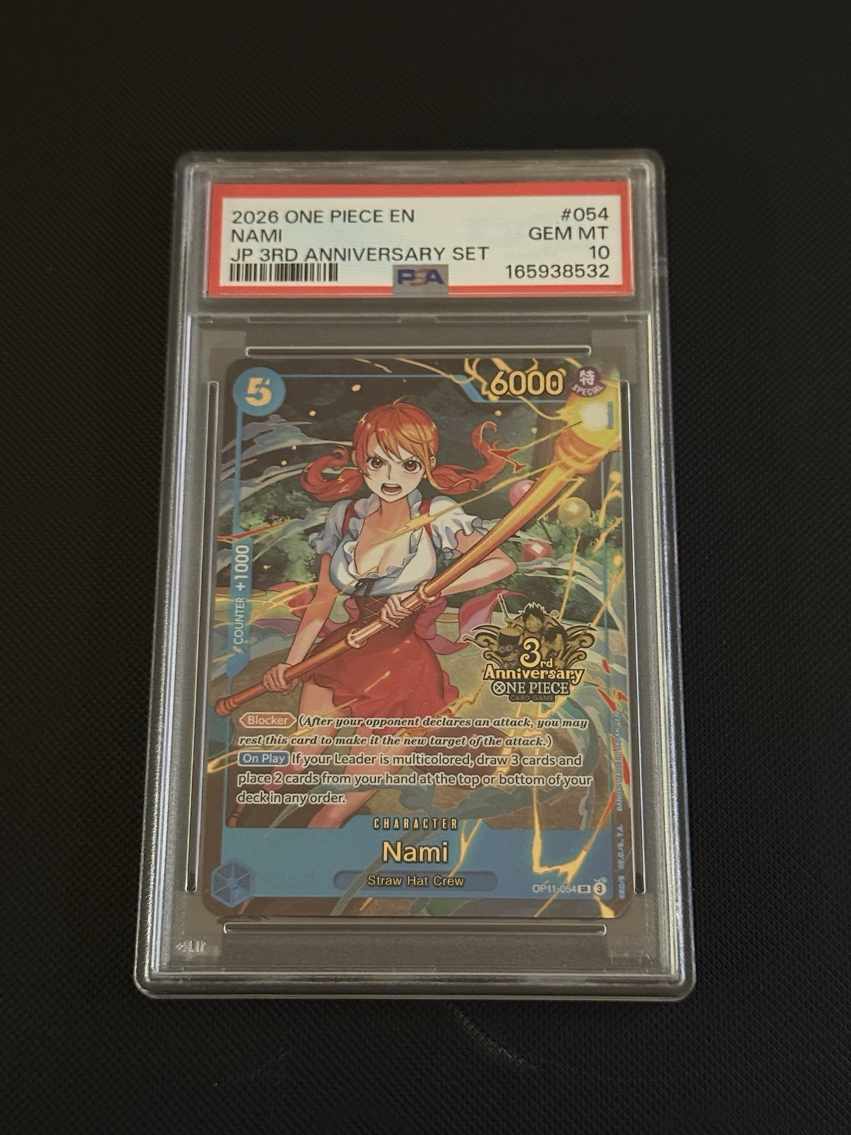 2026 One Piece Japanese 3rd Anniversary Set Nami 054