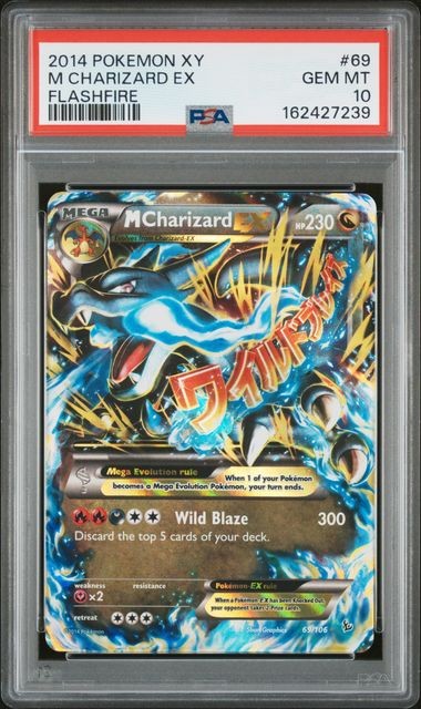 2014 Pokemon XY Flashfire M Charizard EX 69