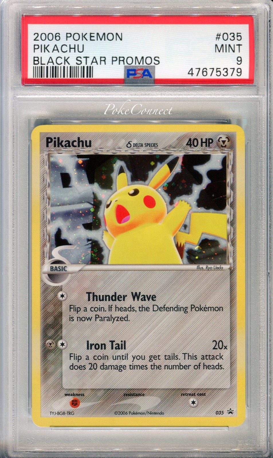 2006 Pokemon Black Star Promos Pikachu-Holo 035