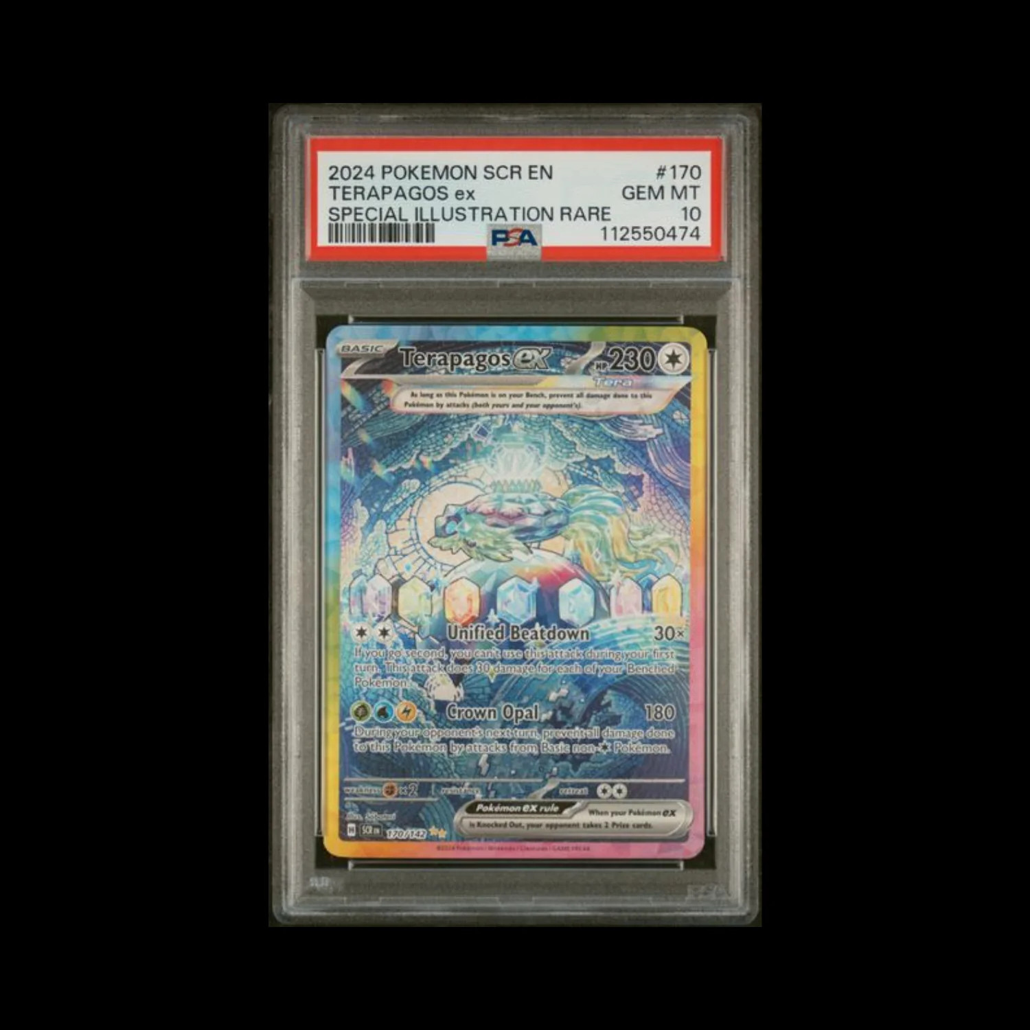 2024 Pokemon Scr EN-Stellar Crown Terapagos EX Special Illustration Rare 170