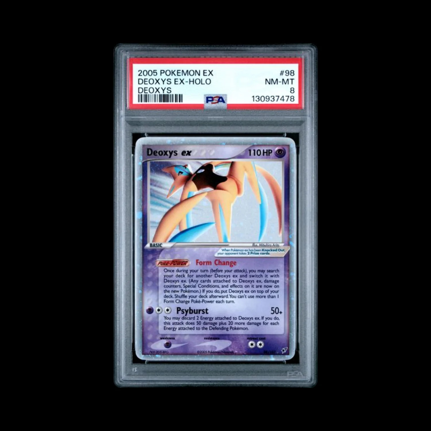 2005 Pokemon EX Deoxys Deoxys EX-Holo 98