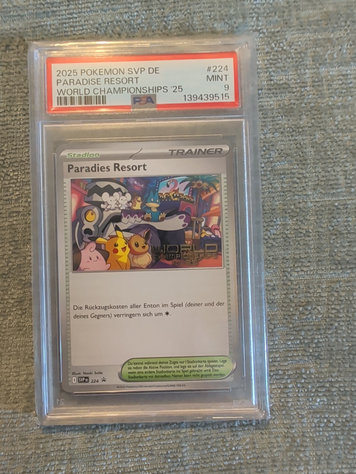 2025 Pokemon German Svp de-SV Black Star Promo Paradise Resort World Championships 2025 224