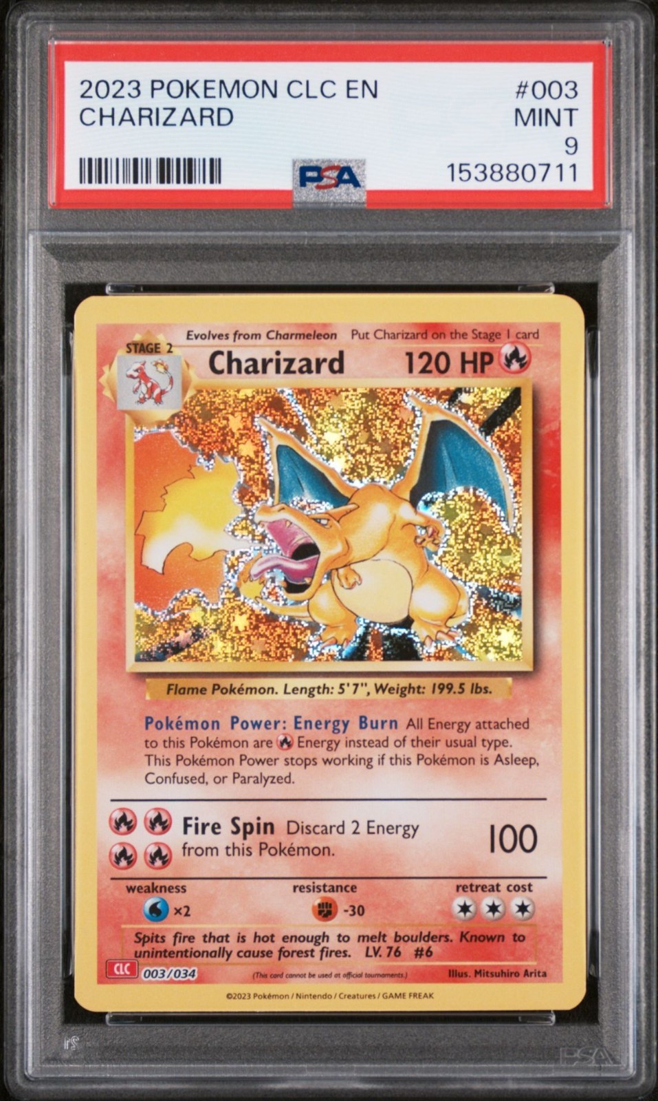 2023 Pokemon Clc-Trading Card Game Classic Charizard & HO-Oh EX Deck Charizard 003