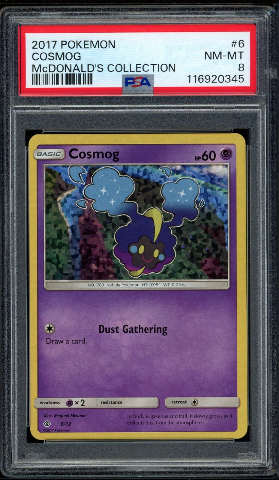 2017 Pokemon McDonald's Collection Cosmog 6