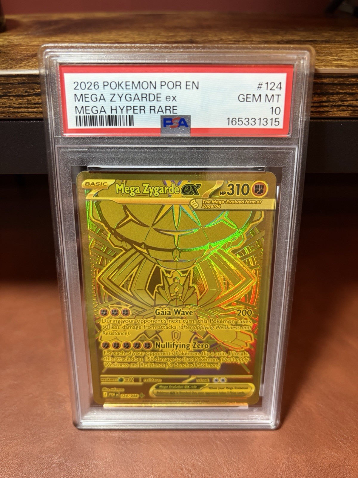 2026 Pokemon Por EN-Perfect Order Mega Zygarde EX Mega Hyper Rare 124