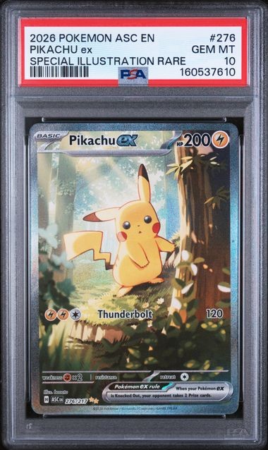 2026 Pokemon Asc EN-Ascended Heroes Pikachu EX Special Illustration Rare 276