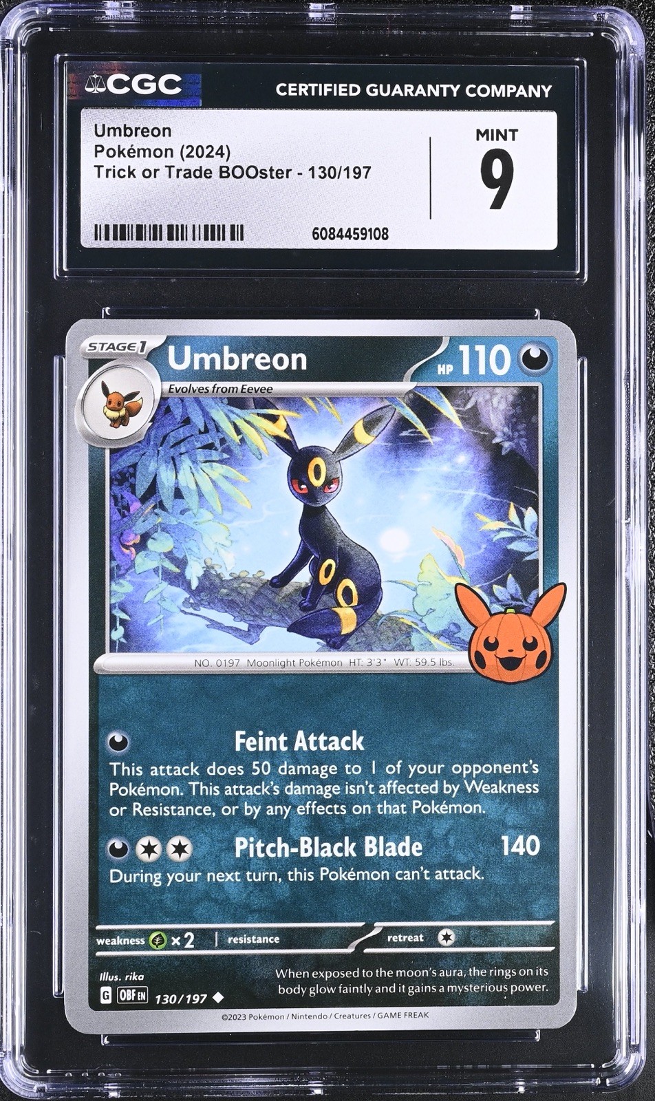 2024 Trick or Trade BOOster (2024) - English Umbreon  130/197