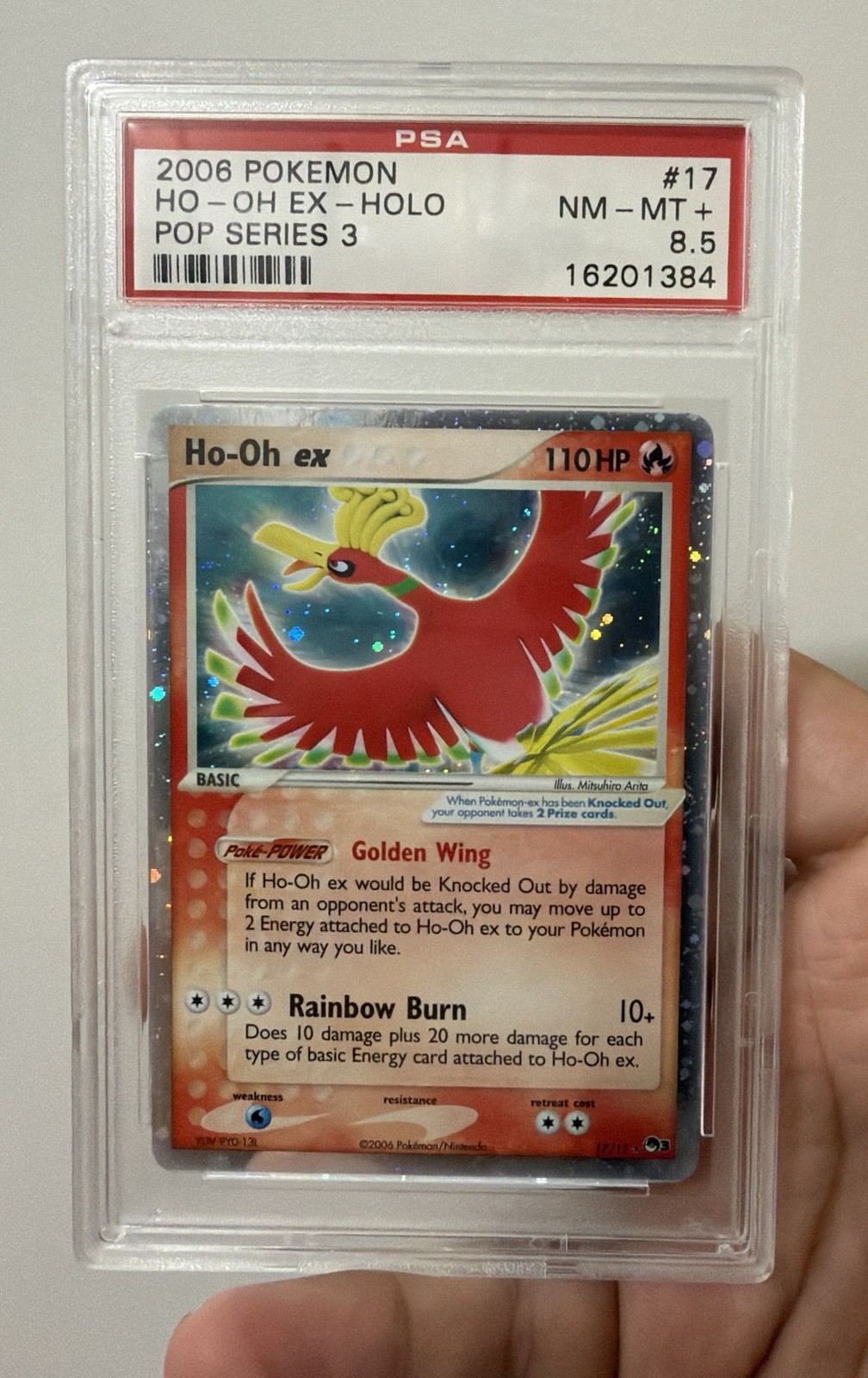 2006 Pokemon Pop Series 3 HO-Oh EX-Holo 17