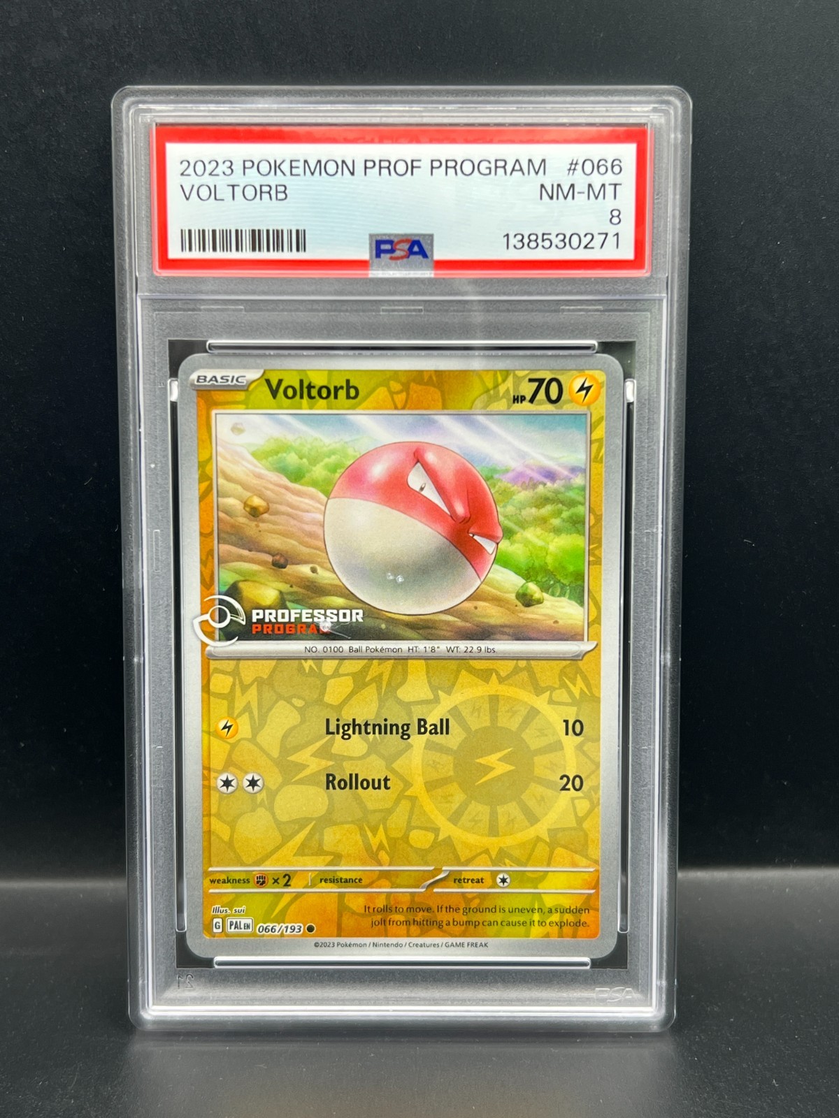 2023 Pokemon Professor Program Promos Voltorb 066