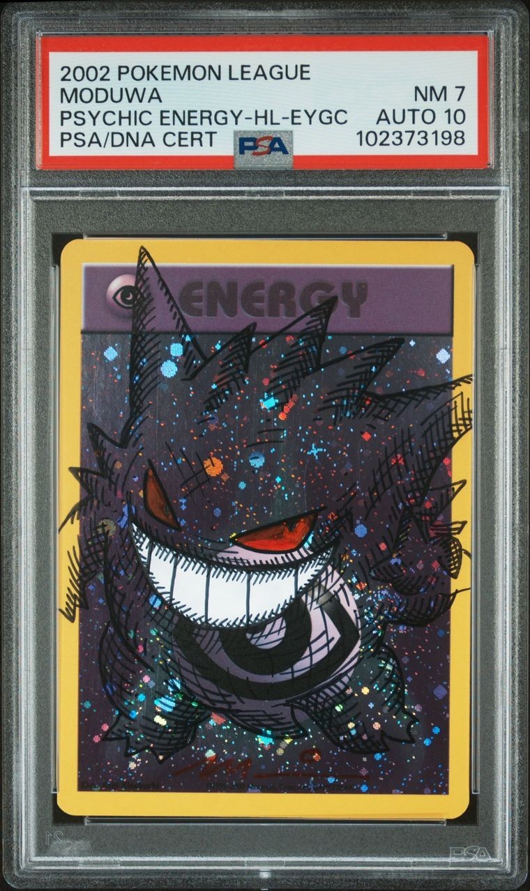 2002 Pokemon League Energize Your Game Cycle Psychic Energy-Holo