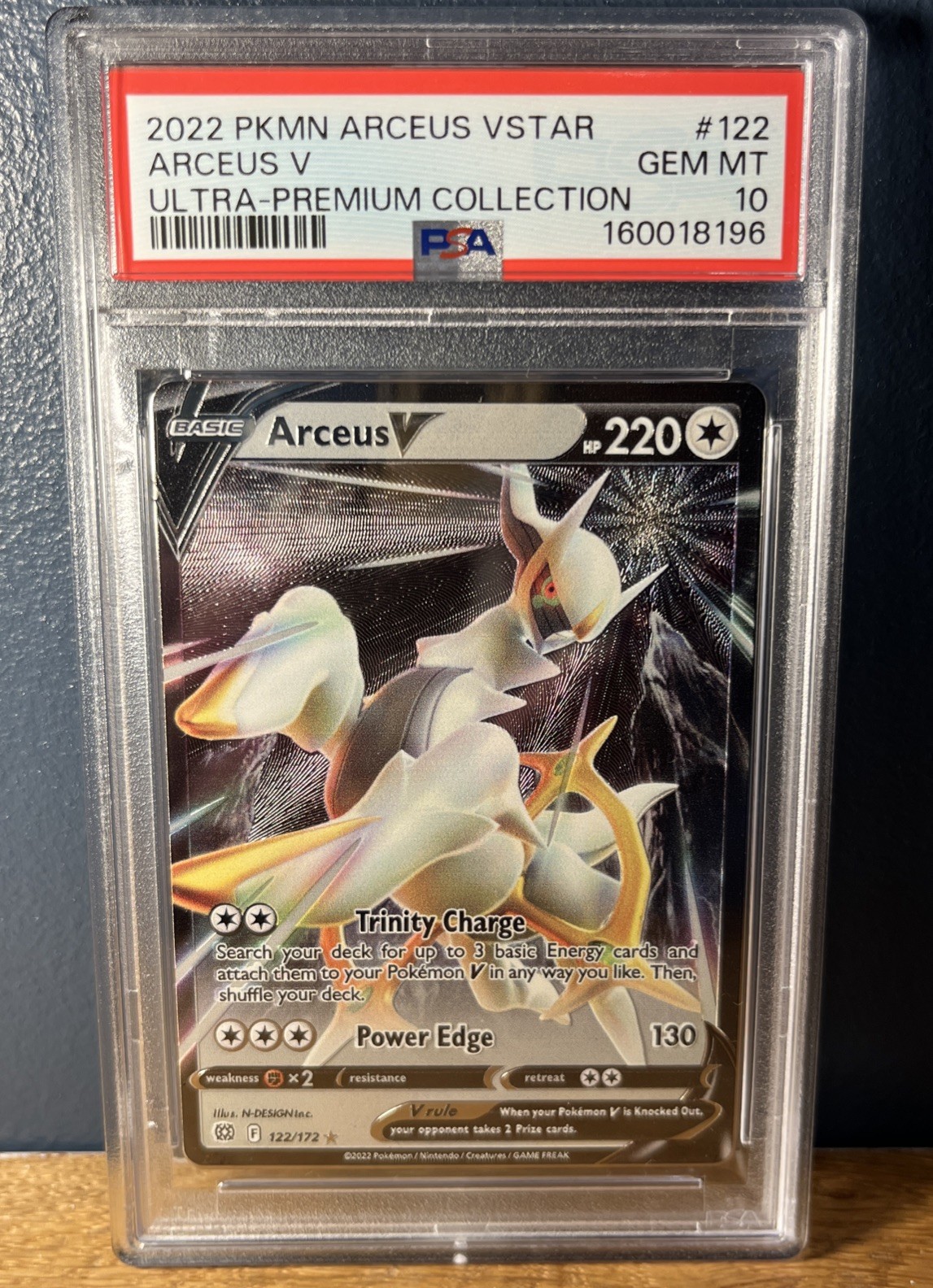 2022 Pokemon Arceus Vstar Ultra-Premium Collection Arceus V 122