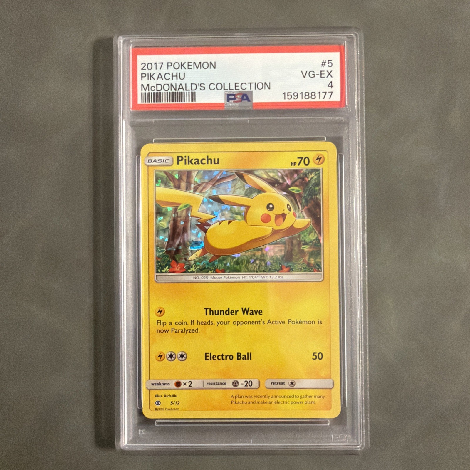2017 Pokemon McDonald's Collection Pikachu 5