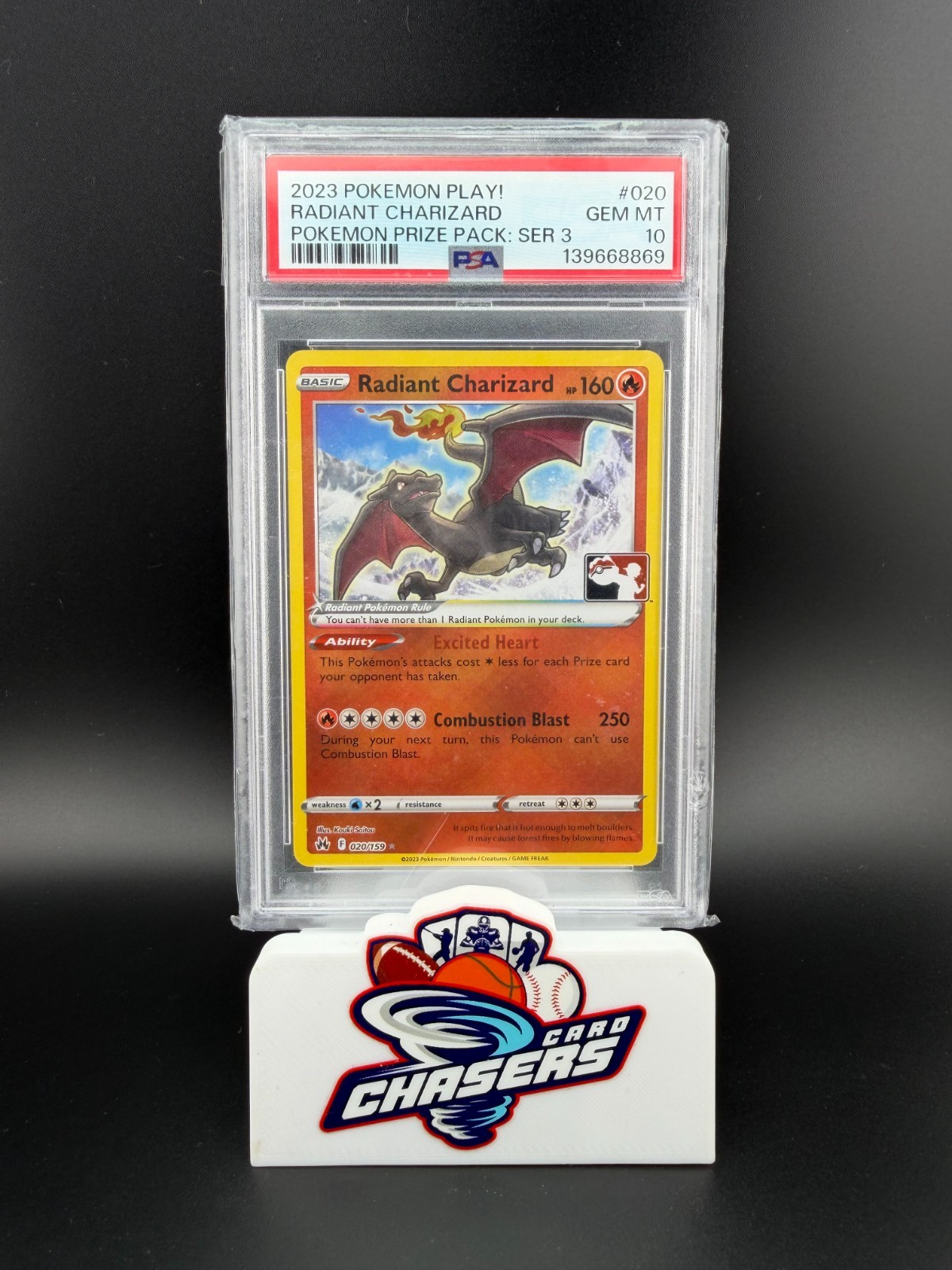 2023 Pokemon Play! Pokemon Prize Pack: Series 3 Radiant Charizard 020