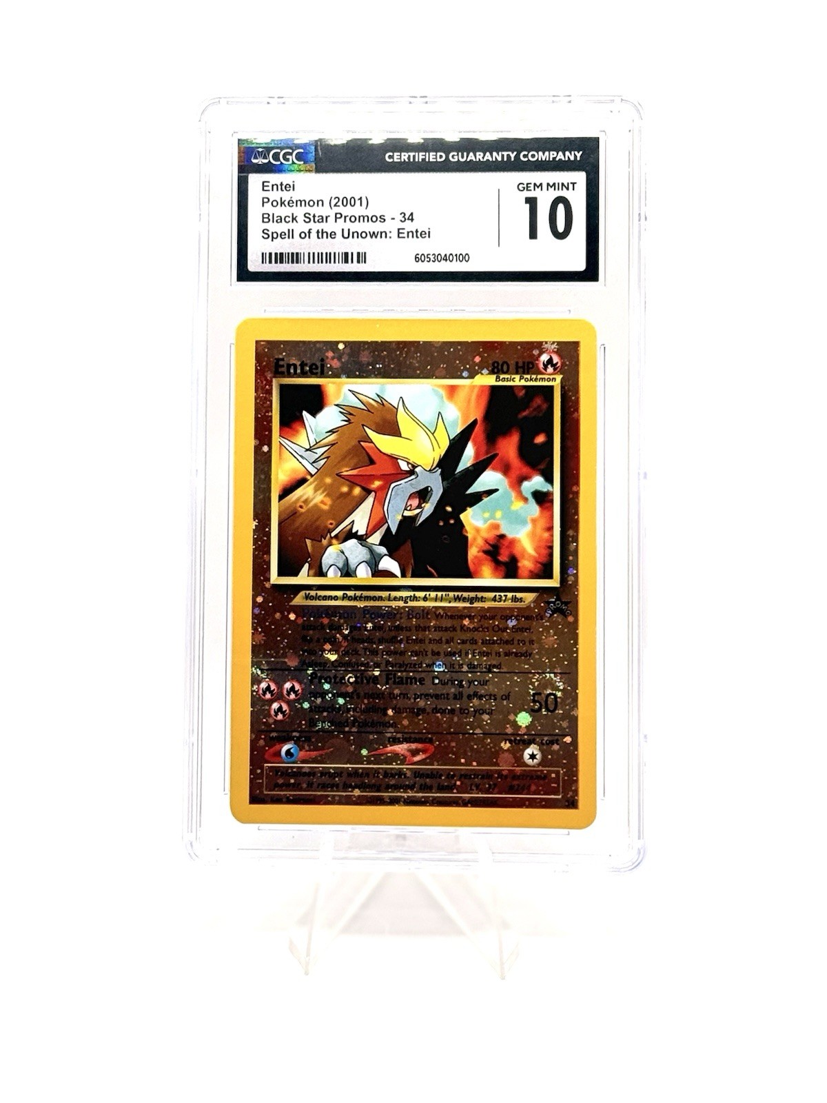 2001 Black Star Promos - WotC - English Entei Spell of the Unown: Entei (Reverse Holo) 34