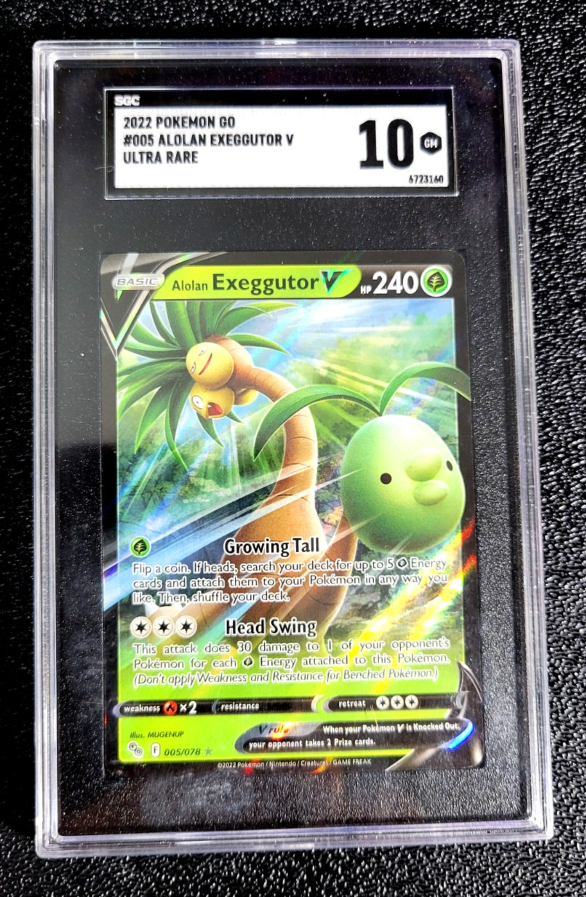 2022 Pokemon Go Alolan Exeggutor V Ultra Rare 005