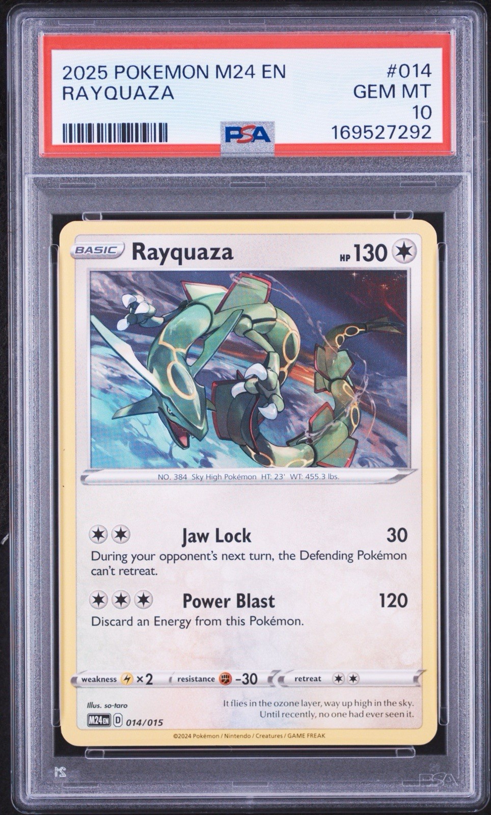 2025 Pokemon M24 EN-Mcdonald's Collection Rayquaza 014