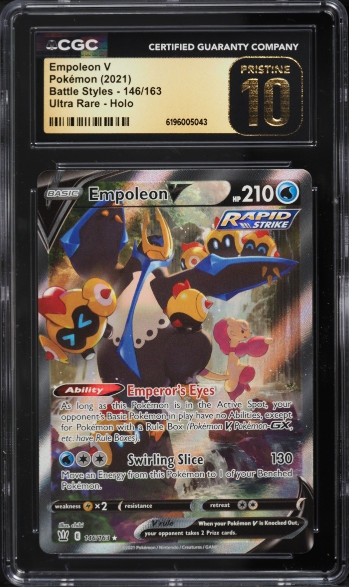 2021 Battle Styles - English Empoleon V Ultra Rare Holo 146/163