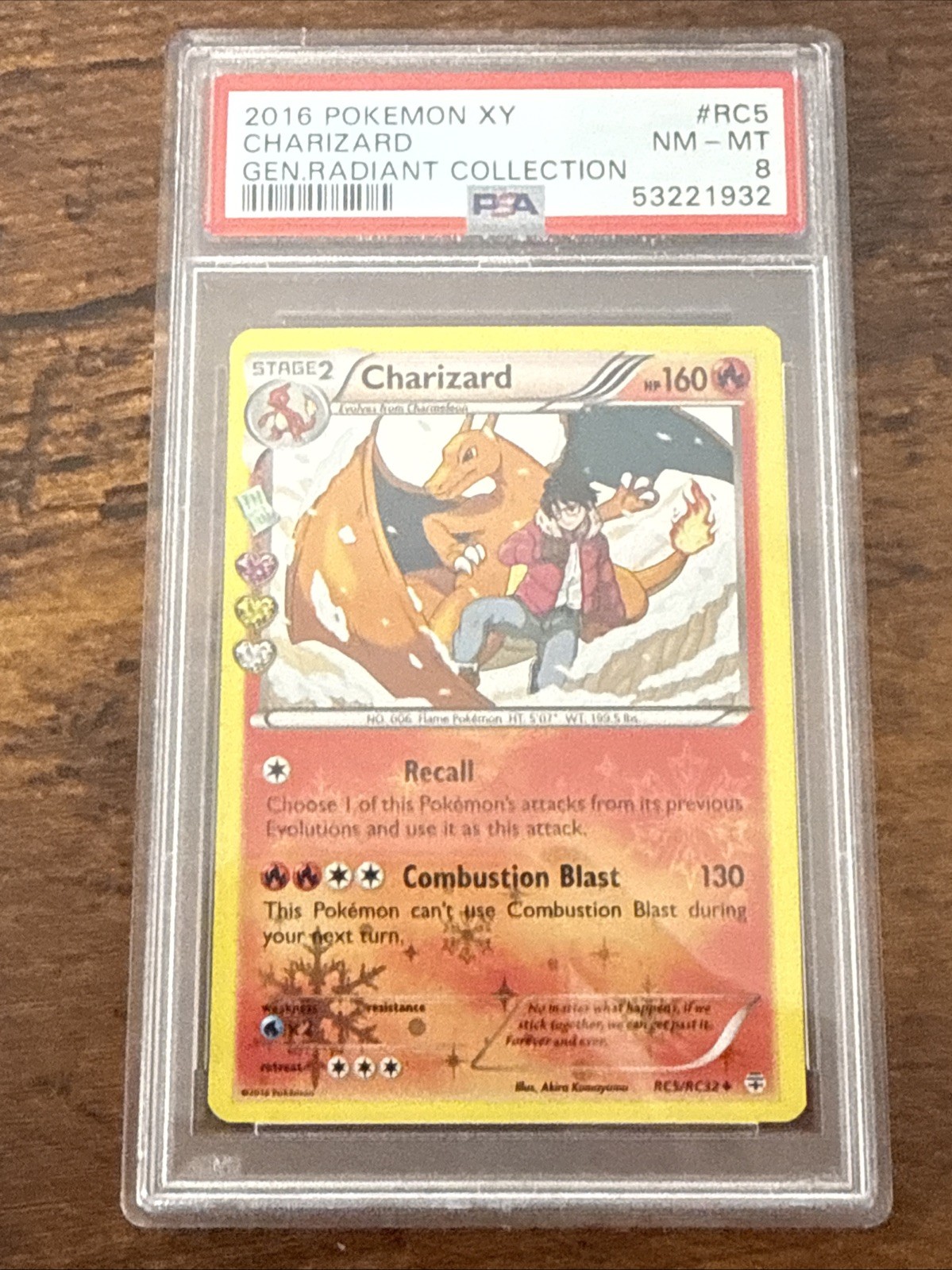 2016 Pokemon XY Generations Radiant Collection Charizard RC5