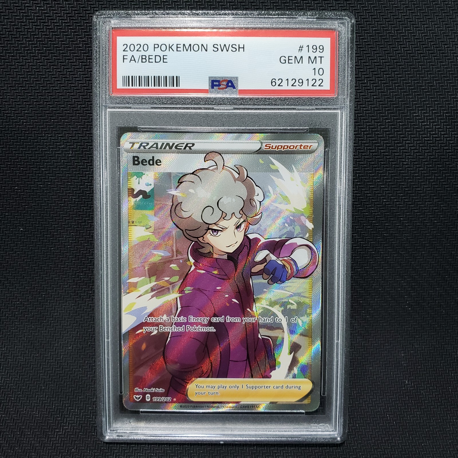 2020 Pokemon Sword & Shield Full Art/Bede 199