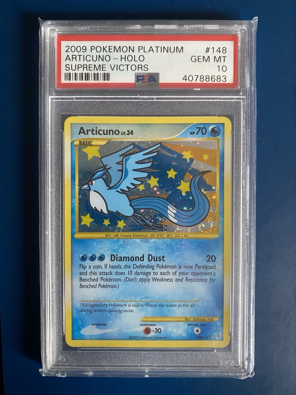 2009 Pokemon Platinum Supreme Victors Articuno-Holo 148