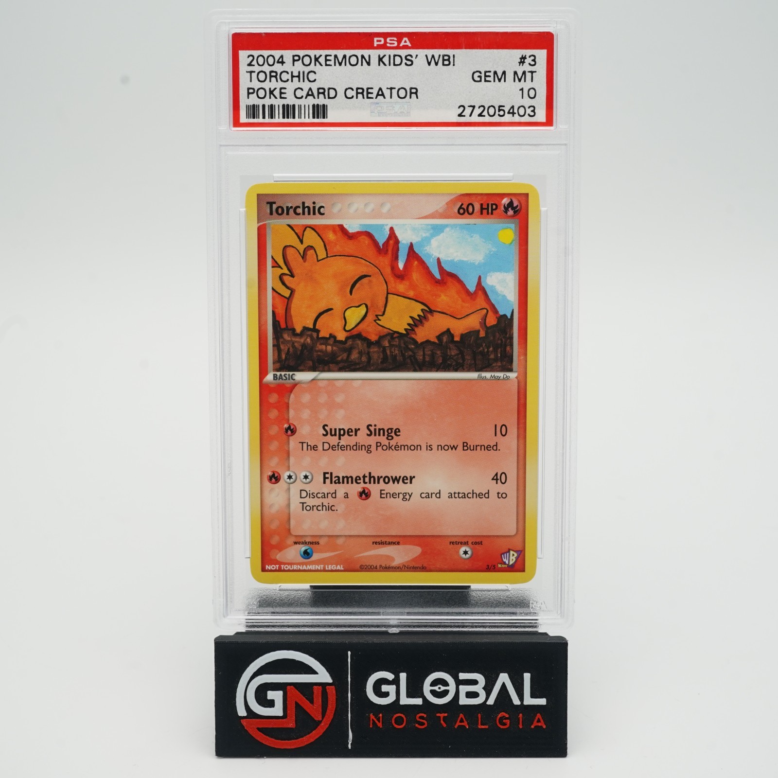 2004 Pokemon Kids' WB! Poke Card Creator Torchic 3