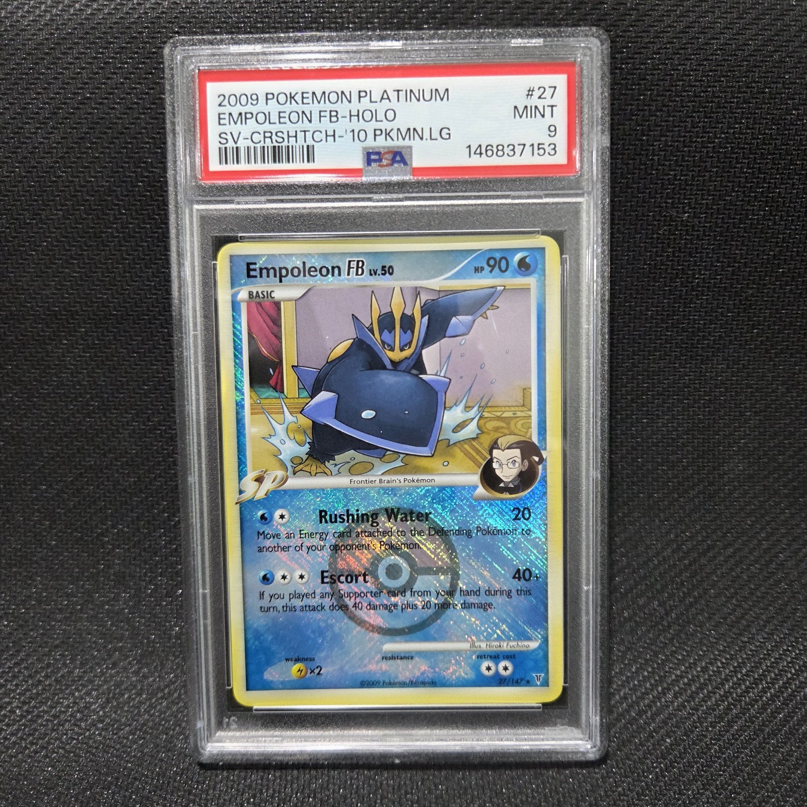 2009 Pokemon Platinum Supreme Victors Empoleon FB-Holo Crosshatch-2010 Pokemon League 27