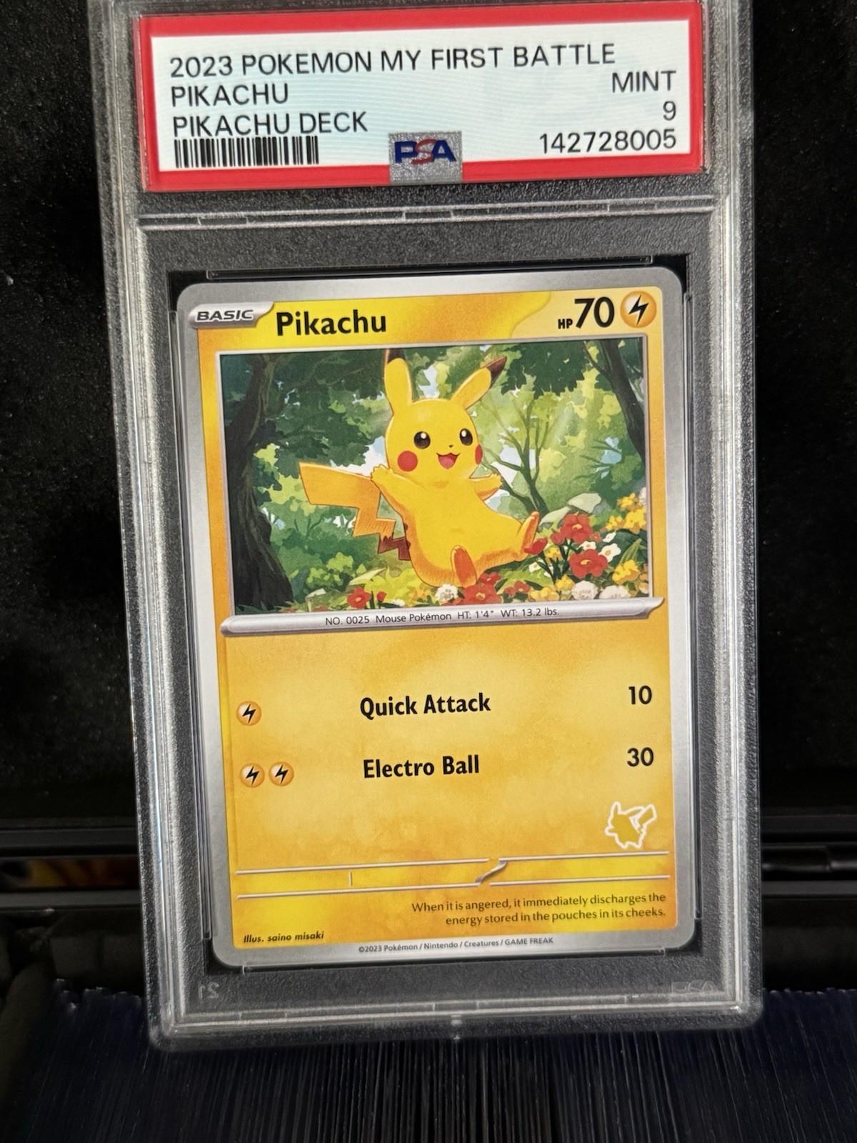 2023 Pokemon My First Battle-Pikachu Deck Pikachu
