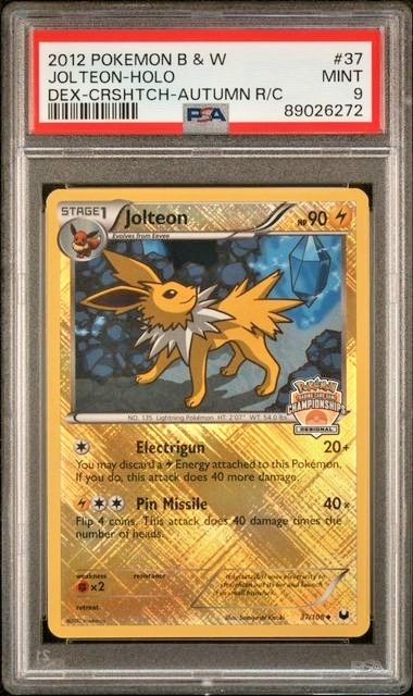 2012 Pokemon Black & White Dark Explorers Jolteon-Holo Crosshatch-2012 Autumn Regional Championships 37