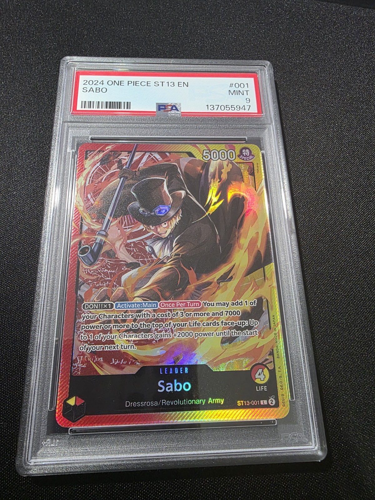 2024 One Piece Ultra Deck ST13-the Three Brothers Sabo 001