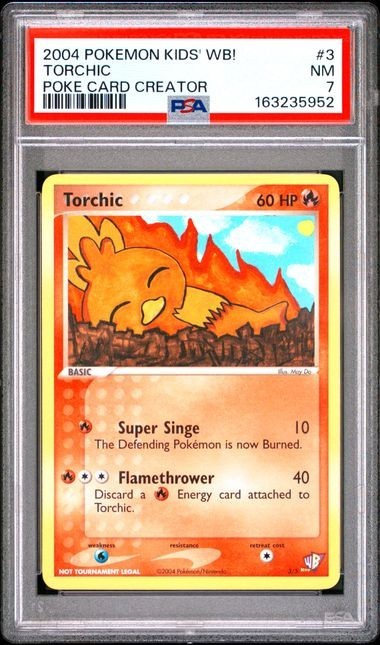 2004 Pokemon Kids' WB! Poke Card Creator Torchic 3