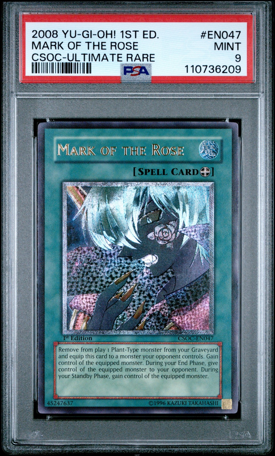 2008 YU-GI-Oh! Csoc-Crossroads of Chaos Mark of the Rose 1st Edition-Ultimate Rare EN047