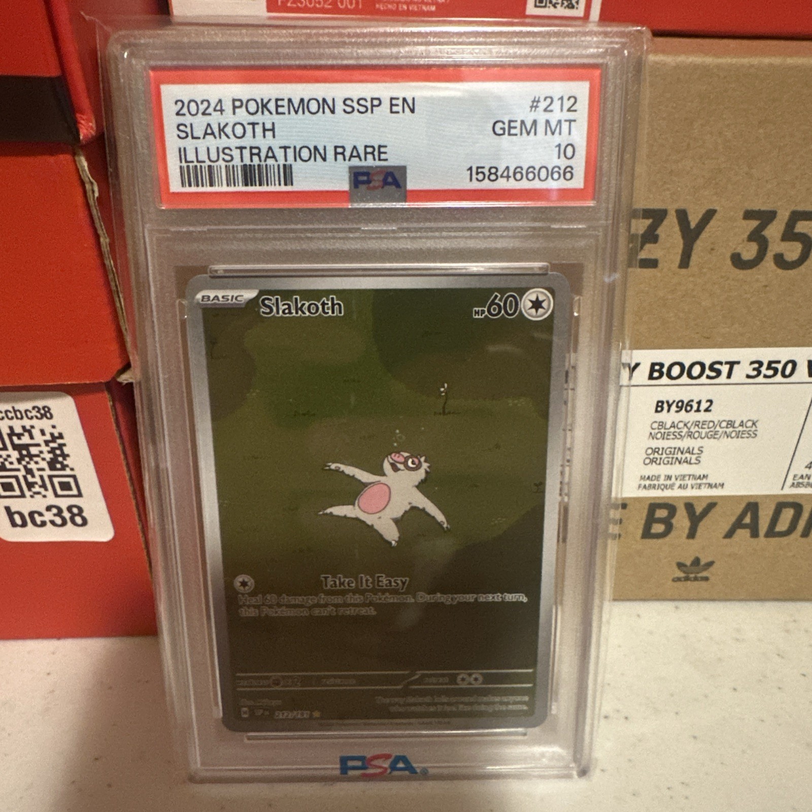 2024 Pokemon Ssp EN-Surging Sparks Slakoth Illustration Rare 212