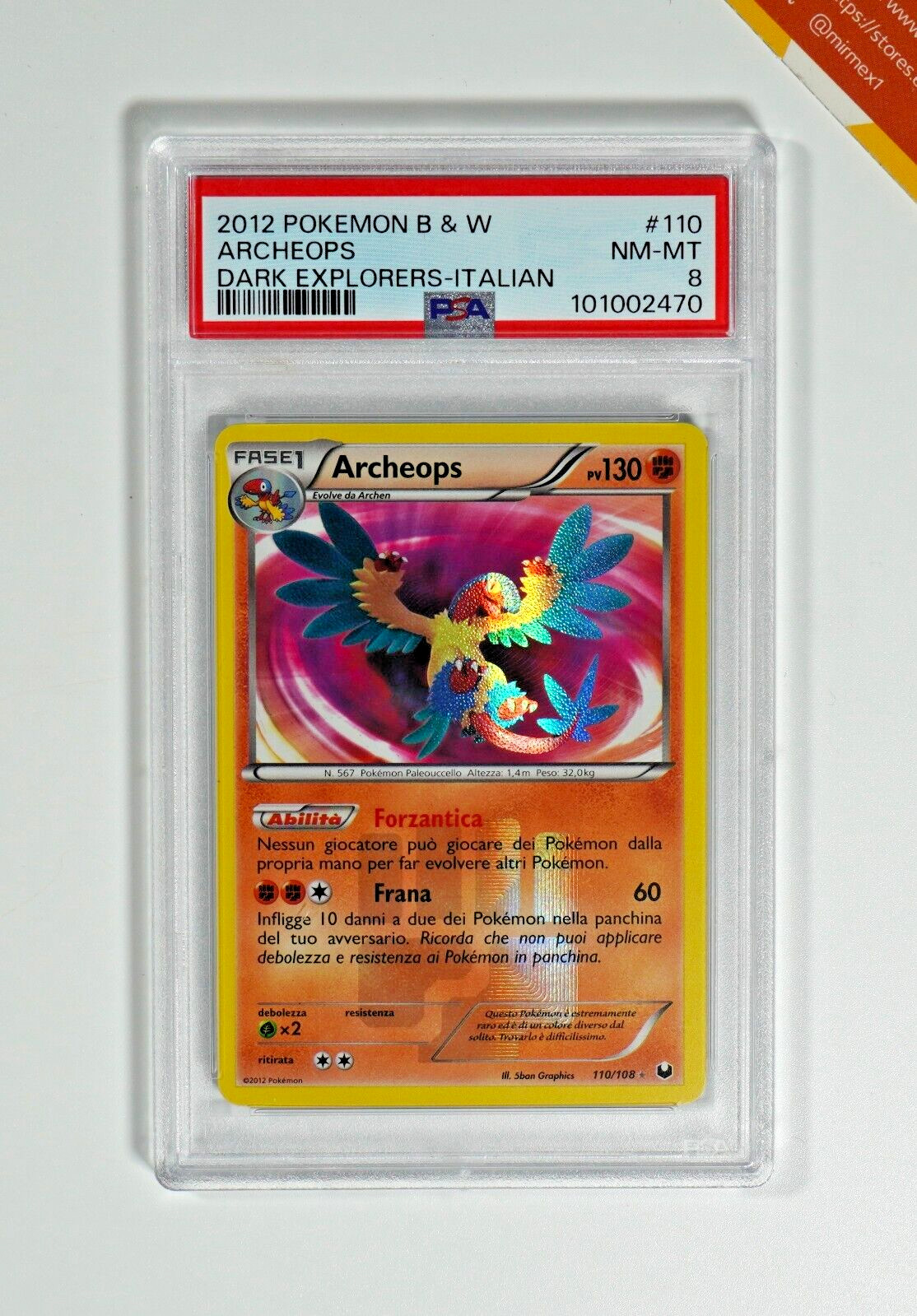 2012 Pokemon Black & White Dark Explorers Archeops Italian 110