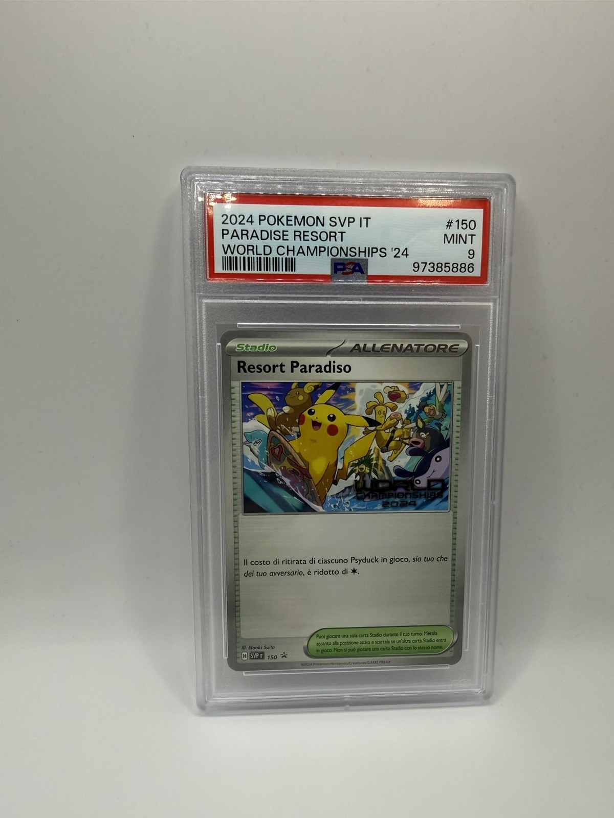 2024 Pokemon Italian Svp It-SV Black Star Promo Paradise Resort World Championships 2024 150