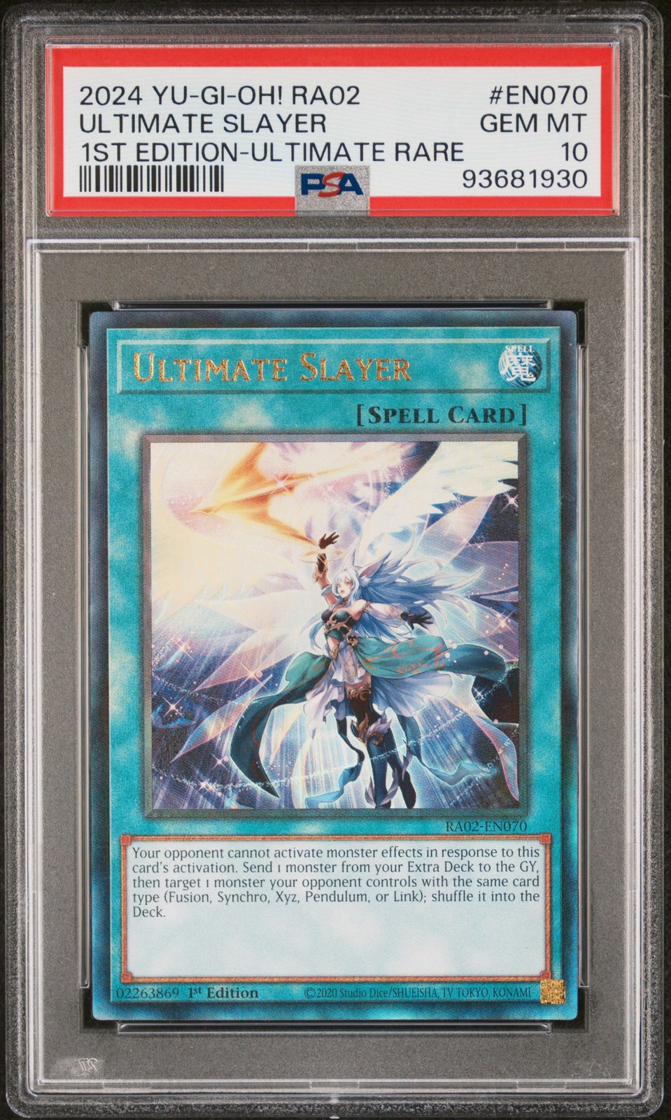 2024 YU-GI-Oh! RA02-25th Anniversary Rarity Collection II Ultimate Slayer 1st Edition-Ultimate Rare EN070