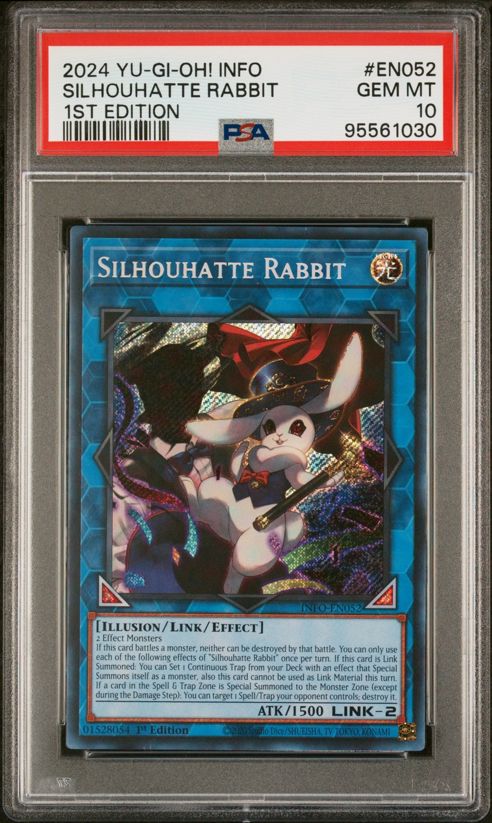 2024 YU-GI-Oh! Info-the Infinite Forbidden Silhouhatte Rabbit 1st Edition EN052