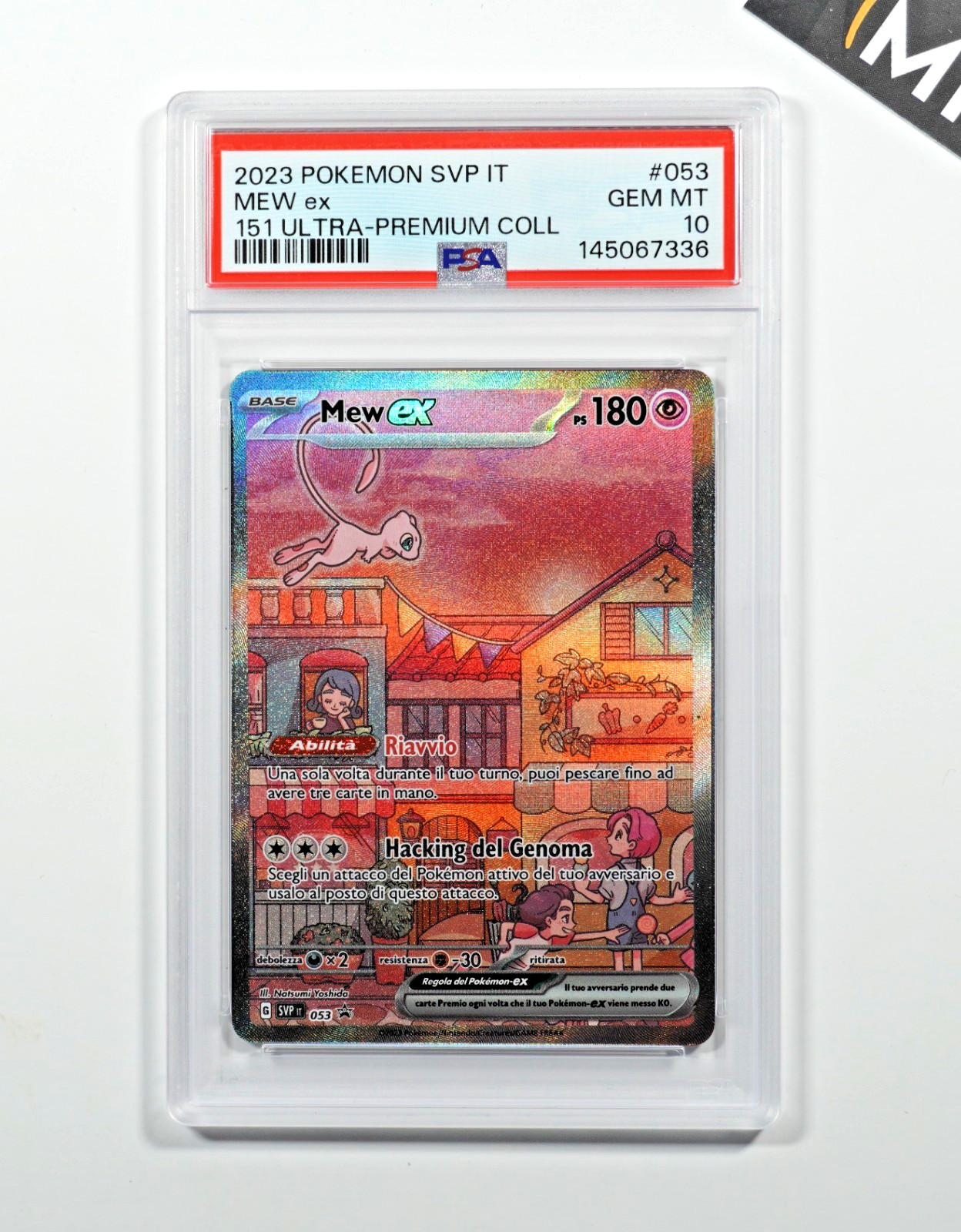 2023 Pokemon Italian Svp It-SV Black Star Promo Mew EX 151 Ultra-Premium Collection 053