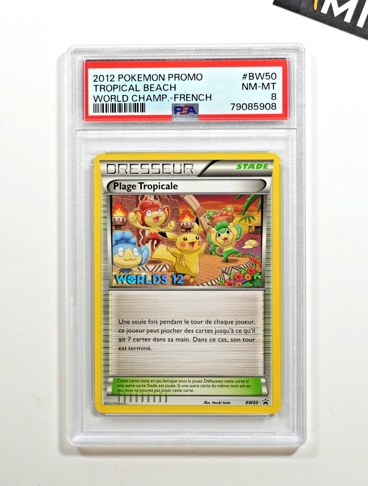2012 Pokemon World Championships Promo Tropical Beach French BW50